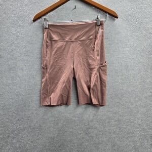 Lululemon Women Activewear Pants 6 Pink Stronger As One Logo Athletic 5" Inseam